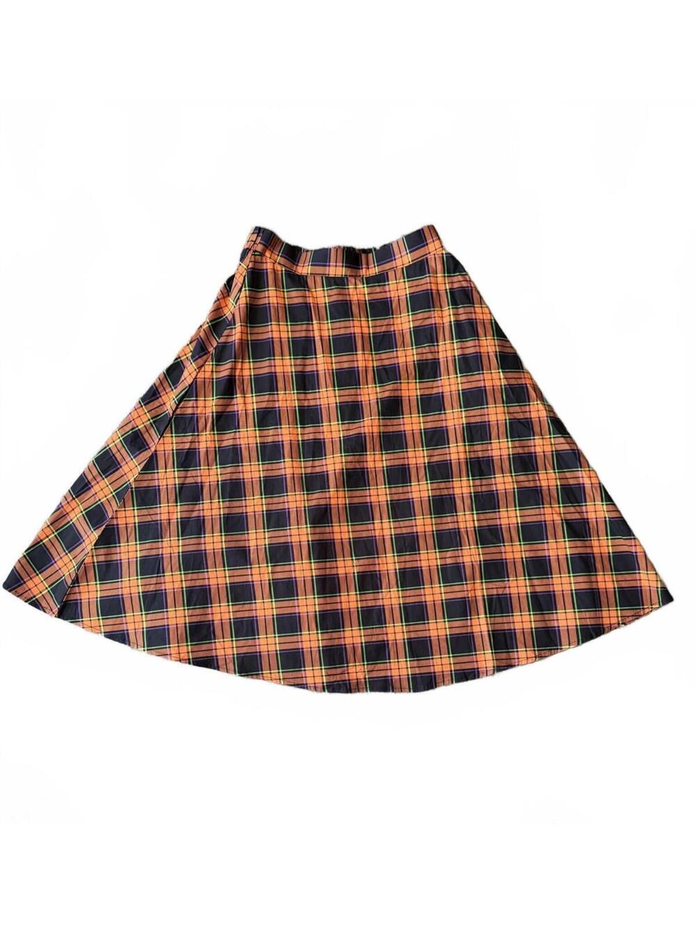 NEW Hot Topic Skirt Small Plaid Retro School Girl Dark Academia Preppy Flare